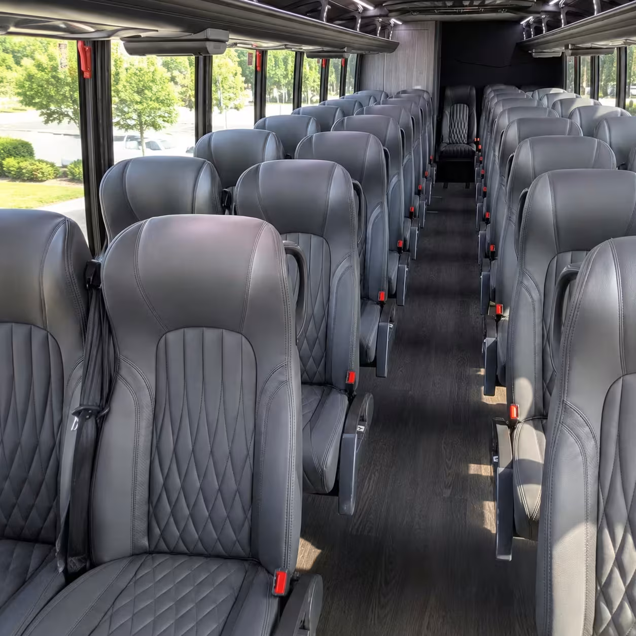 28 passenger minibus inside