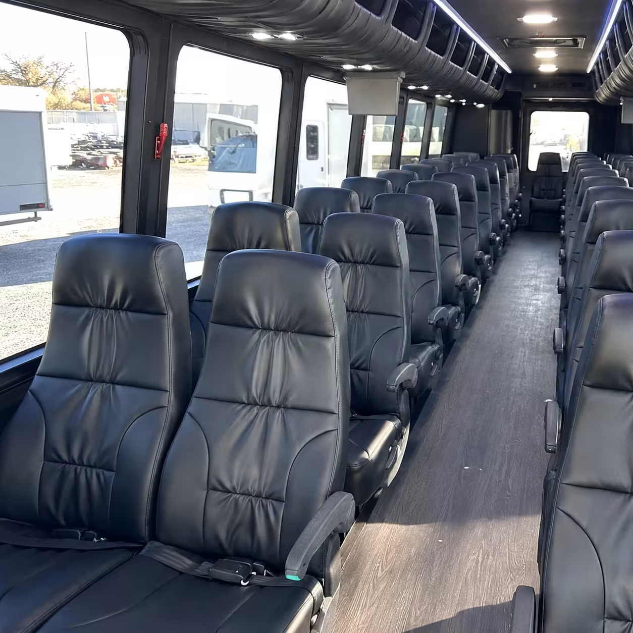 35 passenger minibus interior