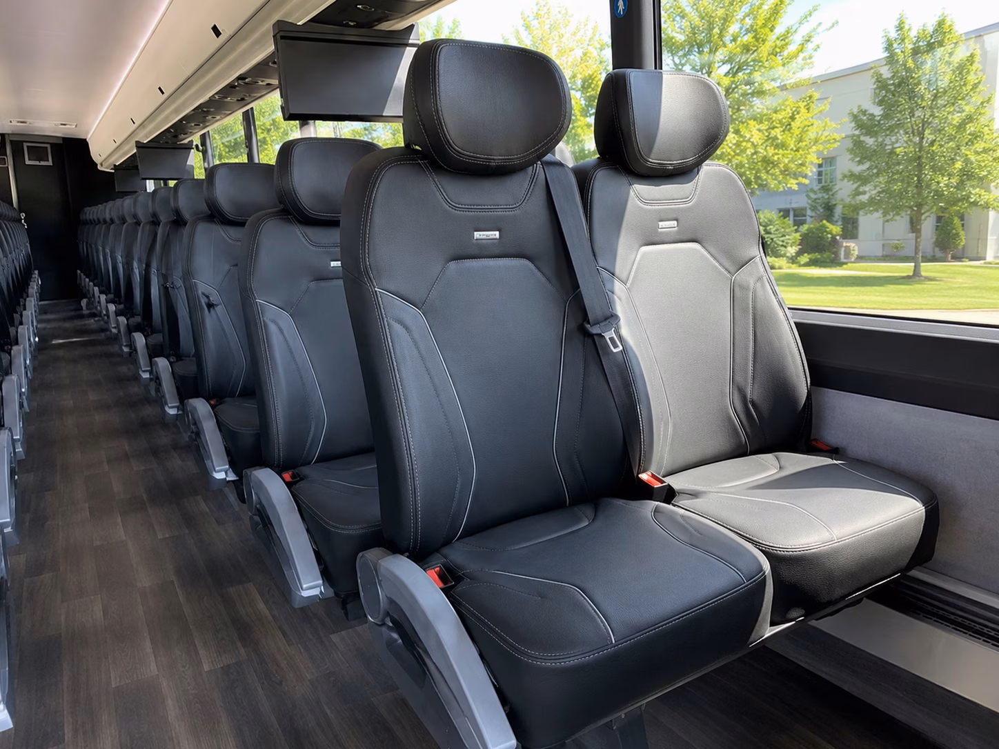charter buses for rochester hills wedding guest shuttles