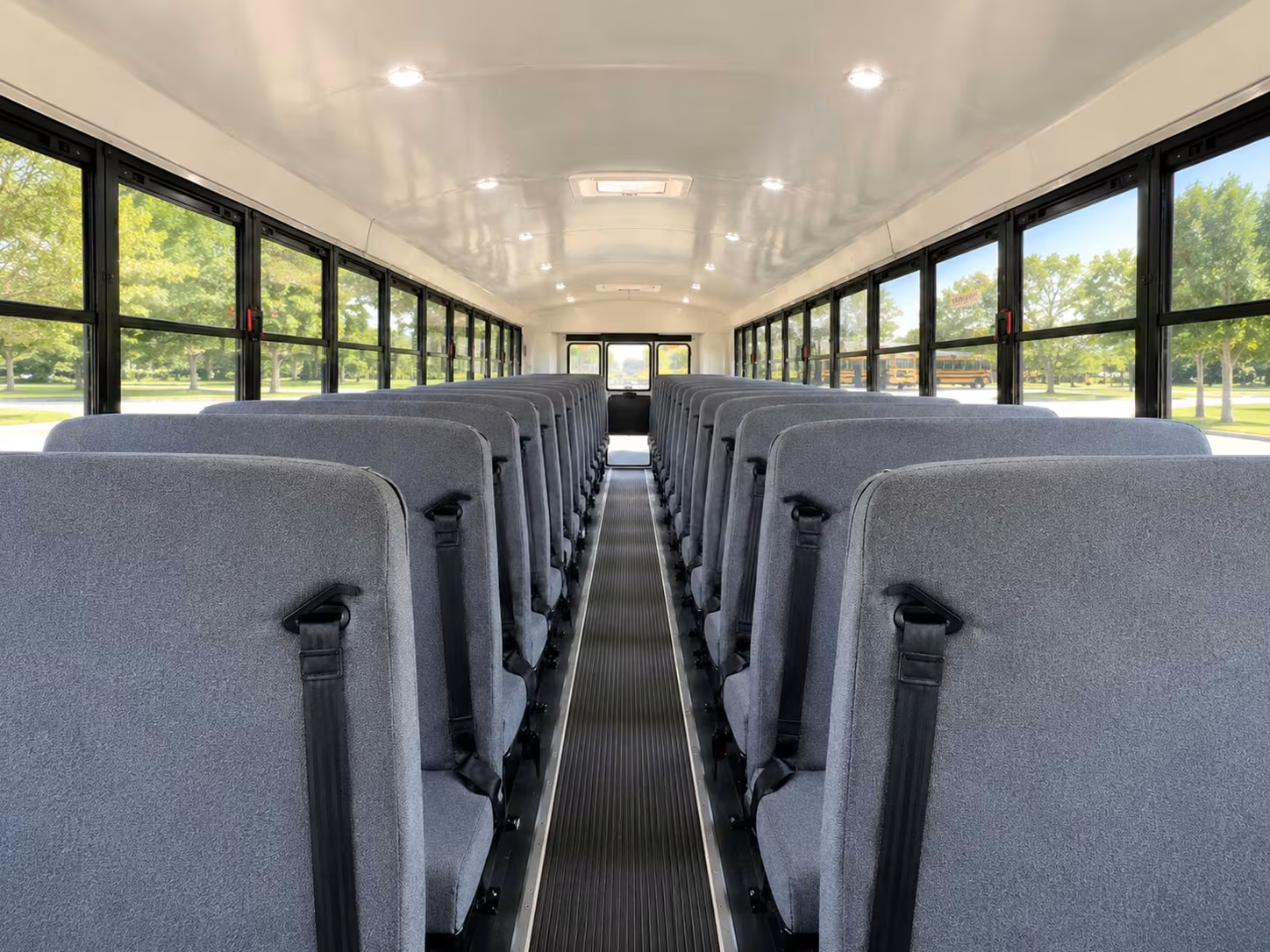 school bus interior