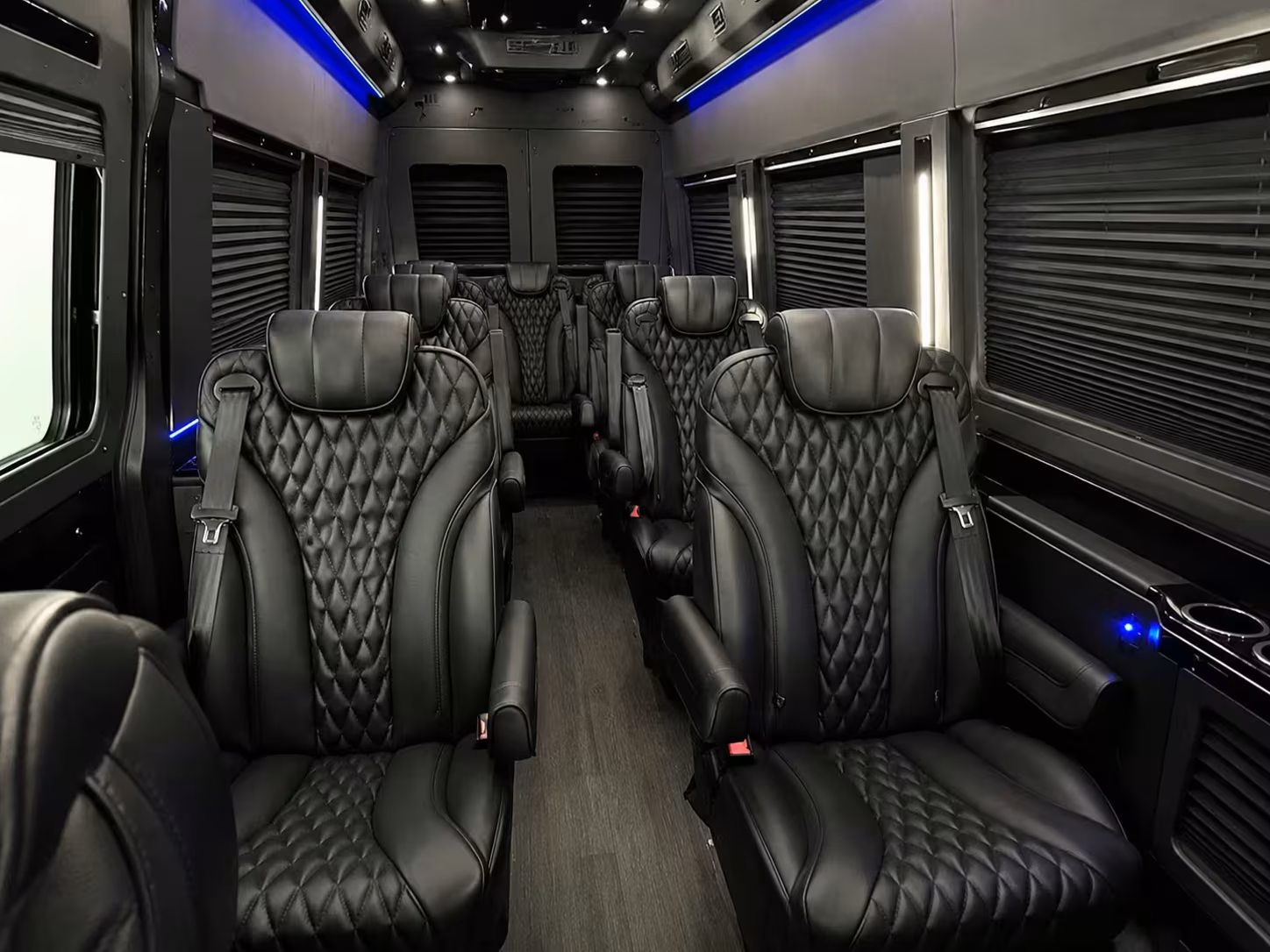 sprinter van with driver interior