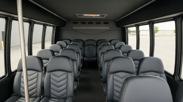 15 passenger minibus interior