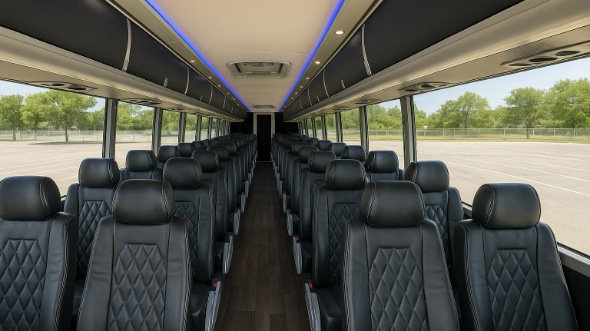 55 passenger charter bus interior dearborn