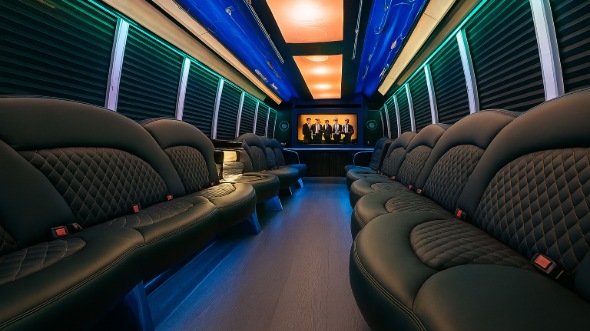 party bus rental interior rochester hills