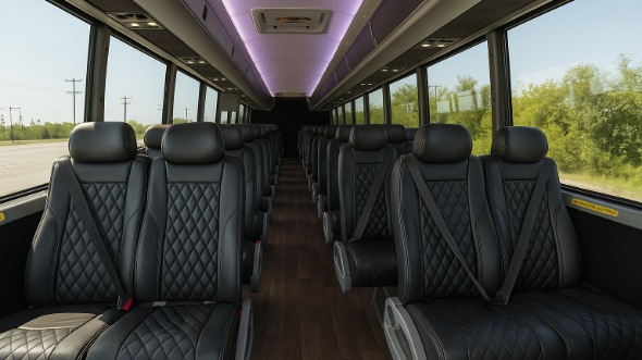 rochester hills 25 passenger minibus inside