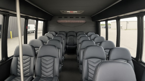 rochester hills 30 passenger minibus inside
