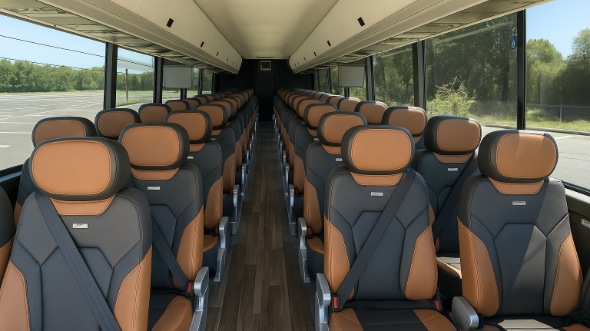 rochester hills 50 passenger charter bus rental