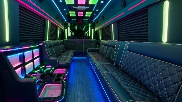 rochester hills party bus rental inside
